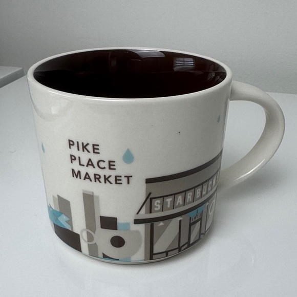 Starbucks Other - New Starbucks ‘You are Here’ Pike Place Market Mug - White and Blue